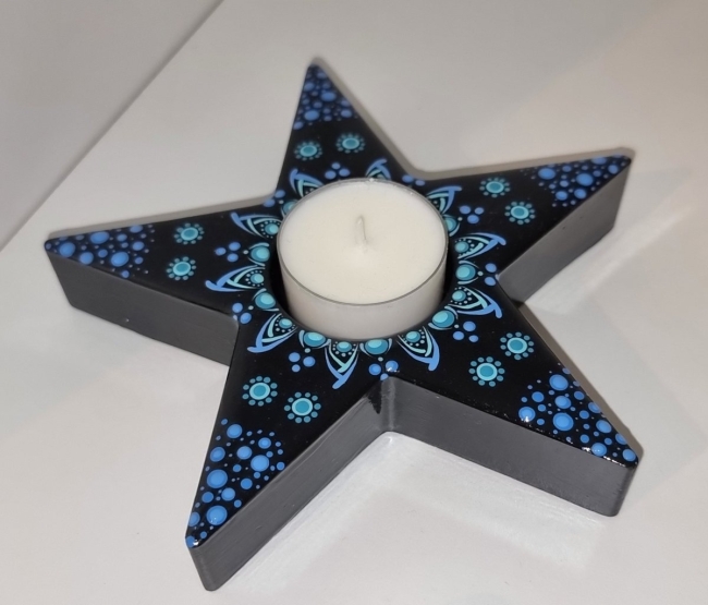 Teelicht Stern #1