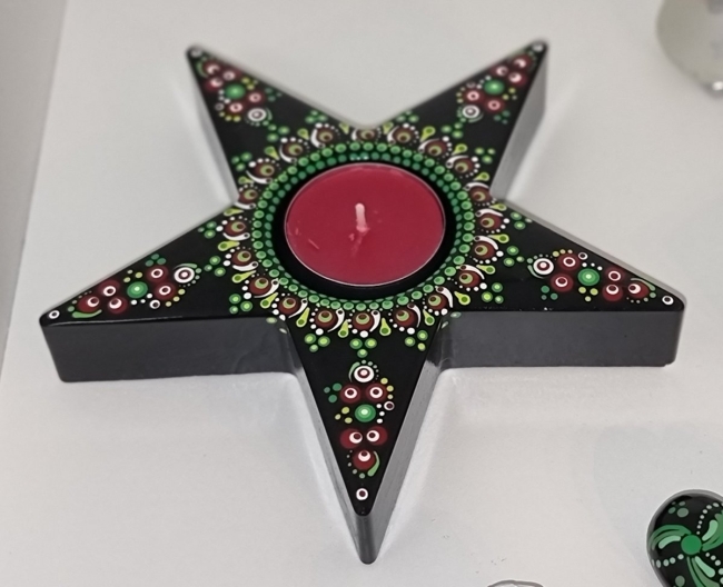 Teelicht Stern #2 