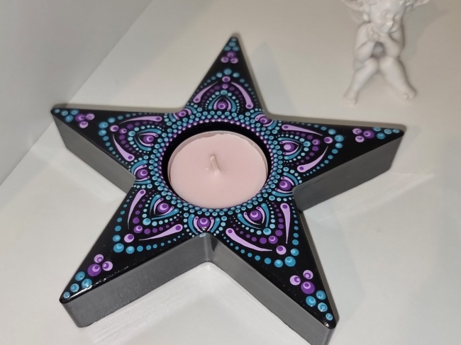 Teelicht Stern #3