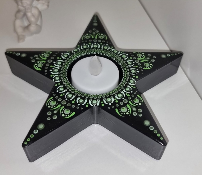 Teelicht Stern #4
