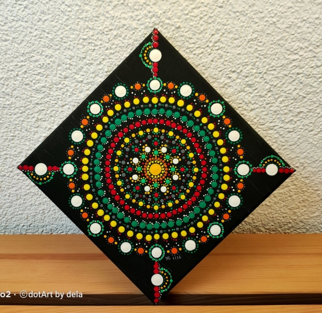 Mandala Bild 20x20cm #2