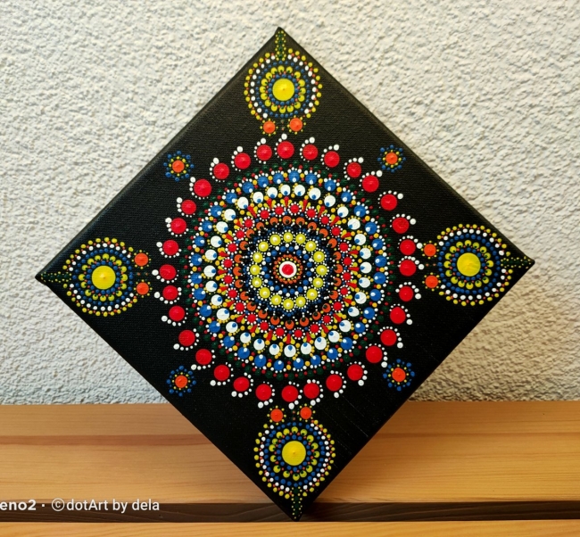 Mandala Bild 20x20cm #3