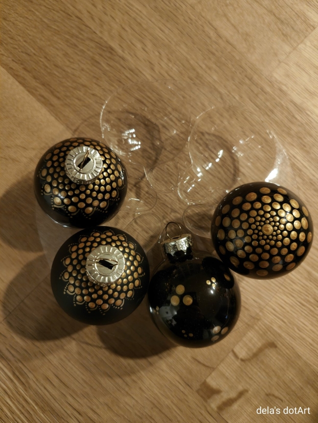 Weihnachtskugeln im 4er Set #3