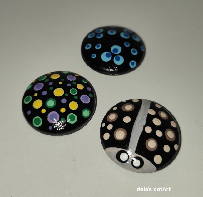 Kleine Holz-Magnete im 3er Set #5