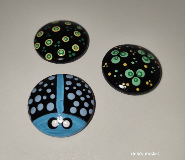 Kleine Holz-Magnete im 3er Set #2