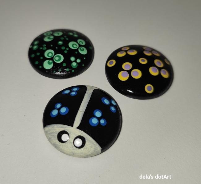 Kleine Holz-Magnete im 3er Set #6