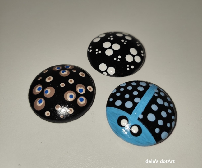 Kleine Holz-Magnete im 3er Set #8