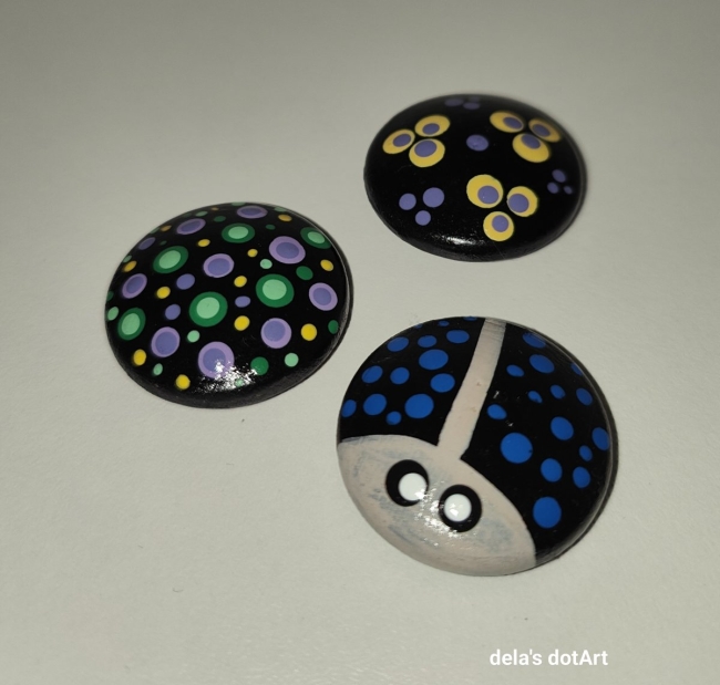 Kleine Holz-Magnete im 3er Set #10