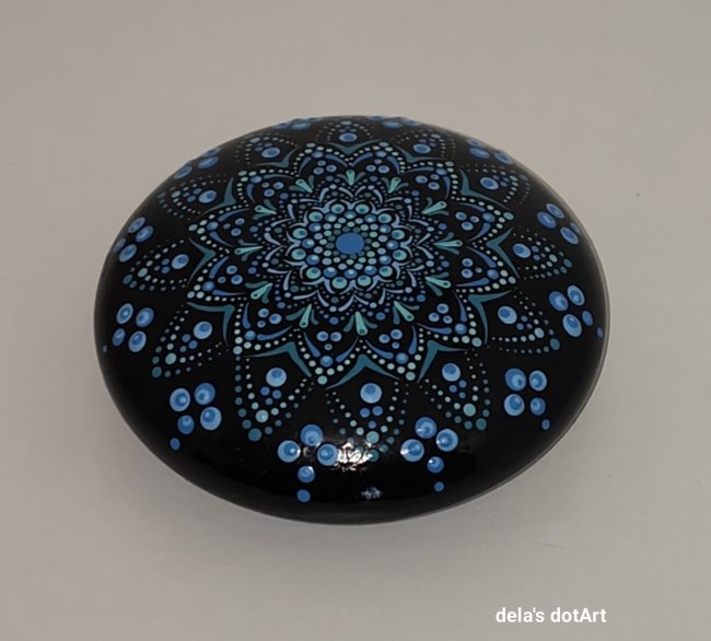 Mandalasteine aus Gips #5