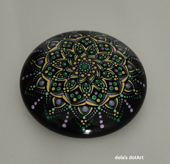 Mandalasteine aus Gips #2